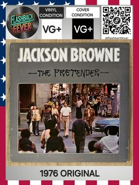 JACKSON BROWNE•The Pretender•1976 US (#7E-1079) Santa Maria Pressing, Txd Gatef
